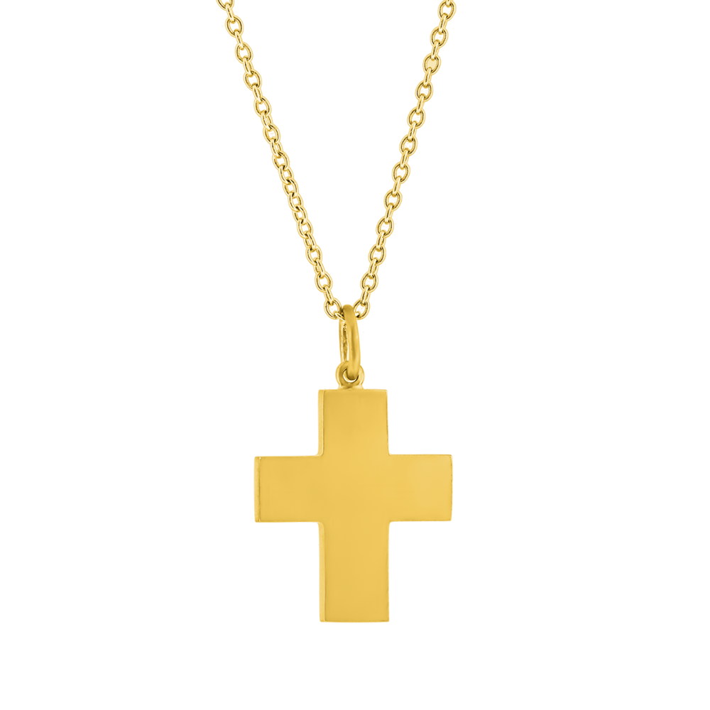 Vnox Cross Necklaces for Men, Cubic Thick Cross Pendant with Box Chain,  Faith Jesus Christ Prayer