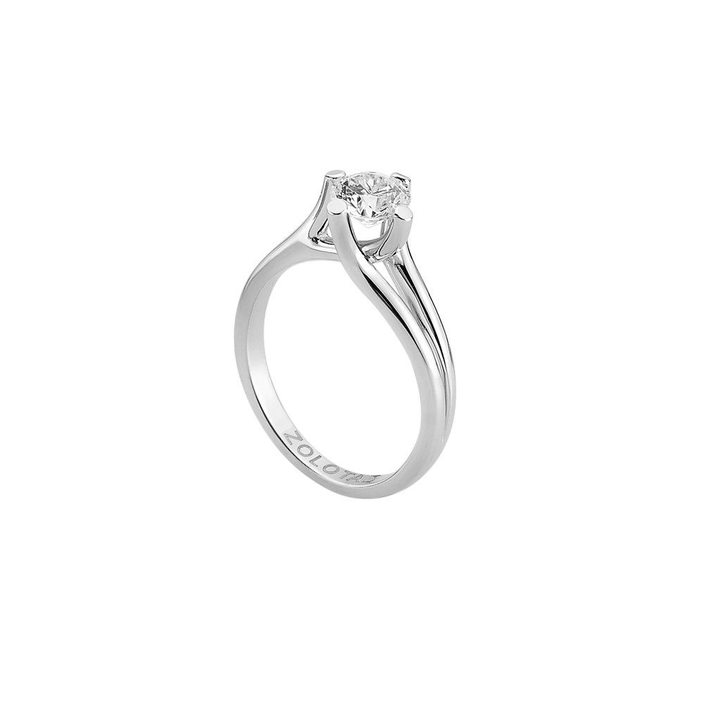 LOVE ROCKS solitaire ring