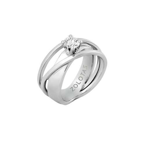 LOVE ROCKS solitaire ring